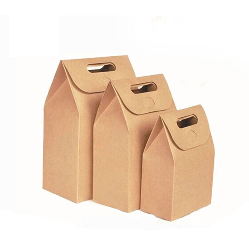 New Products Design Reusable Kraft Paper Fast Food Bag