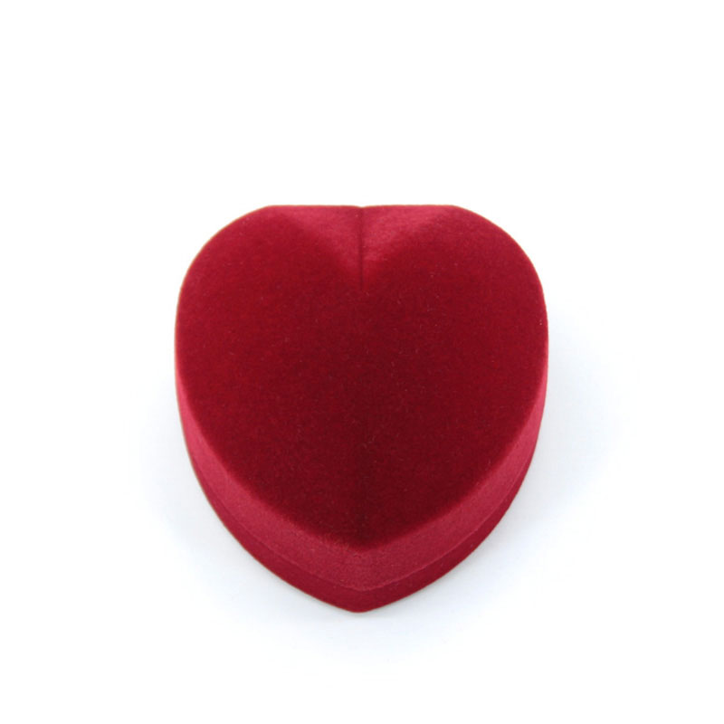 Excellent Heart Shape with Hinge Romance Wedding Ring Box