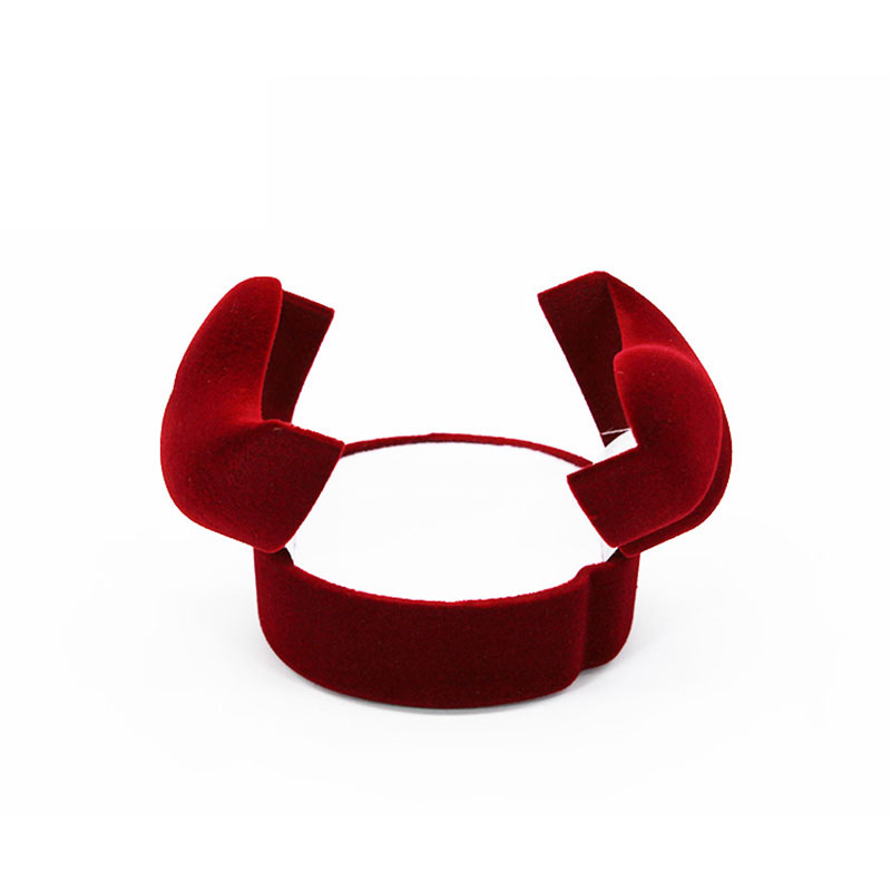 Wholesale High Quality Red Wedding Gift Velvet Earring Display Box