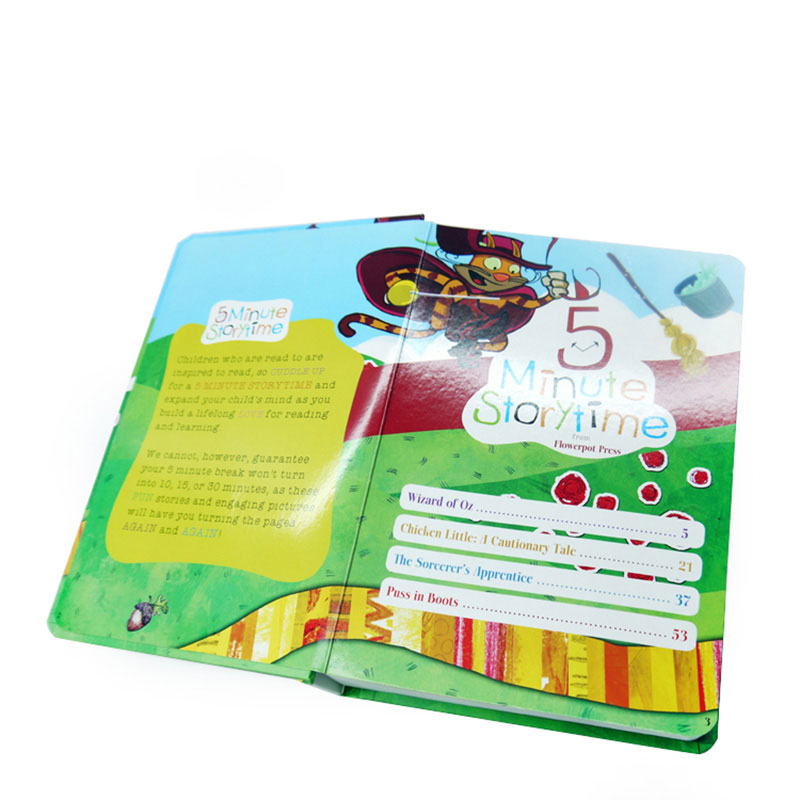 Factory Custom Design Hardcover Paper Childrens Book Printing