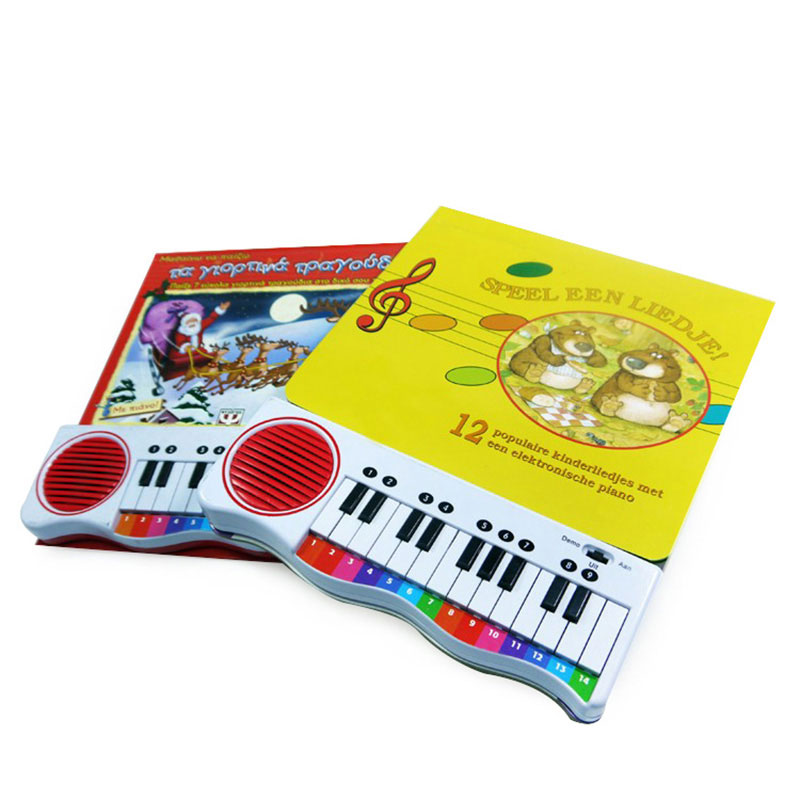 New Book Color Printing Hardcover with Sound Baby Learning Book
