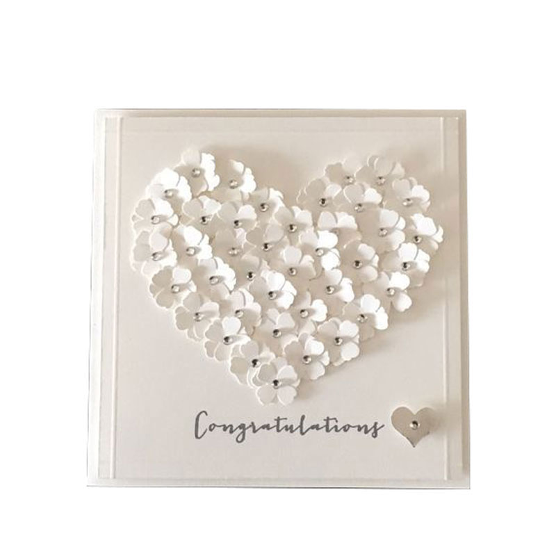 Luxury Customized Beautiful Fashion Paper Wedding Card Printing
