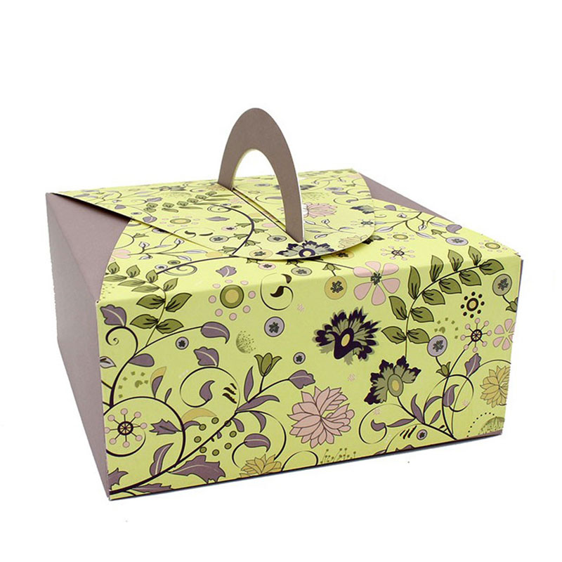 Factory Custom Design Paper Portable Birthday Gift Box
