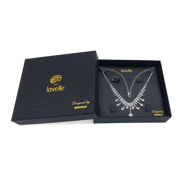 Luxury Large Paper Diamond Necklace Gift Packing Box