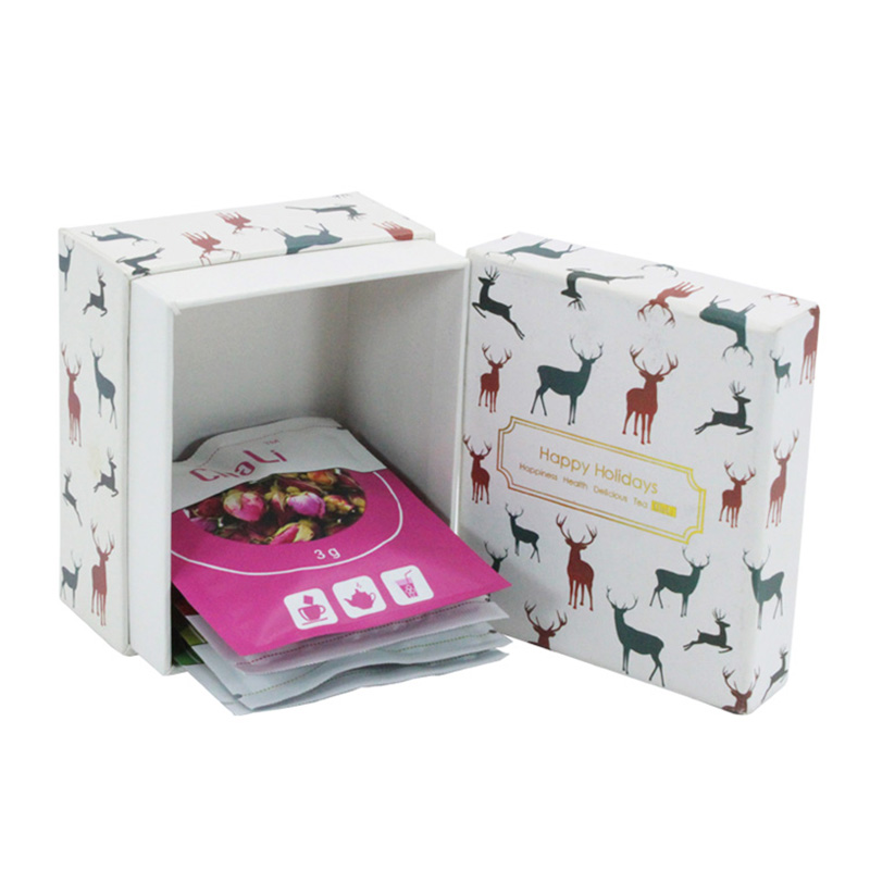 Custom Cardboard Paper Packing Tea Bag Packaging Box