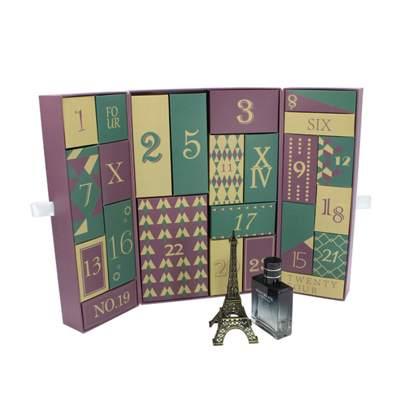 Custom Christmas Ramadan Advent Calendar Cardboard Box