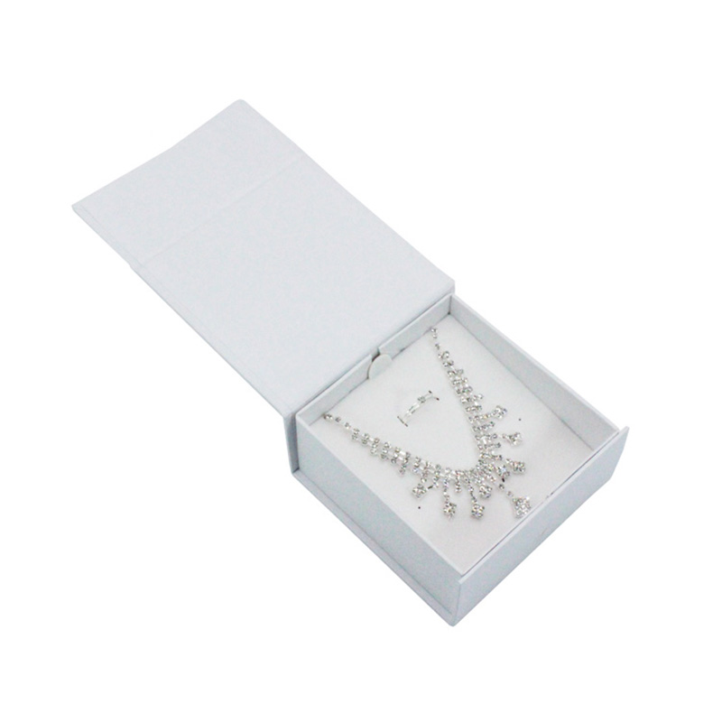 White Private Label Jewellery Gift Box For Necklace Box