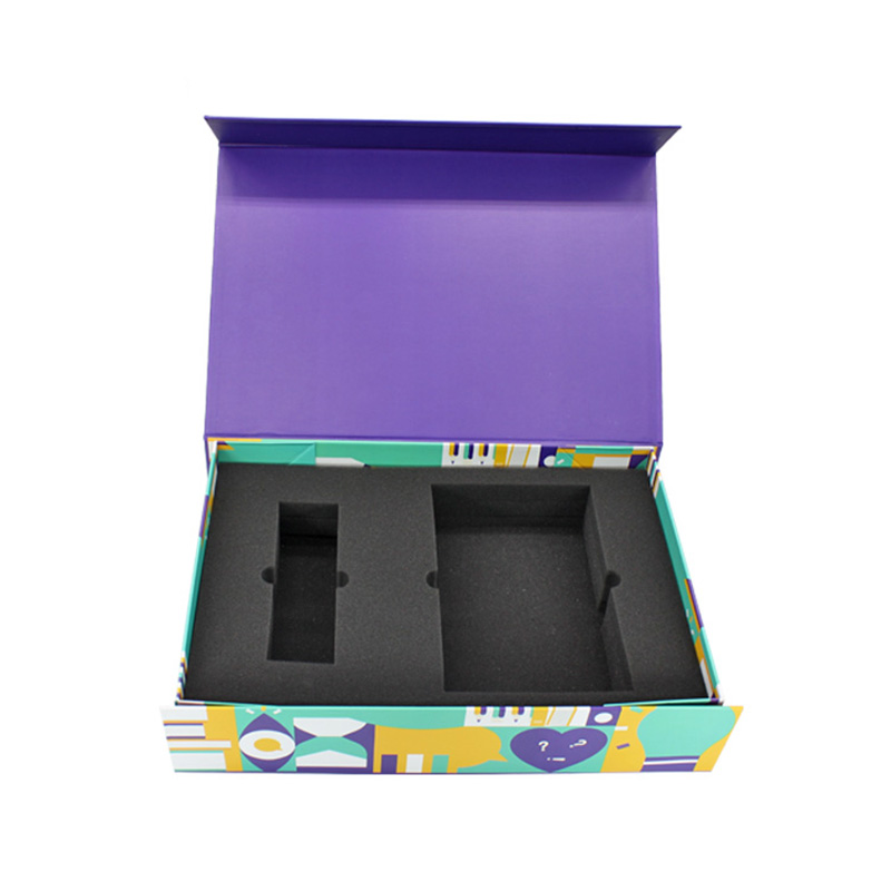 Custom Design Large Cardboard Magnetic Foldable Storage Gift Box Details List