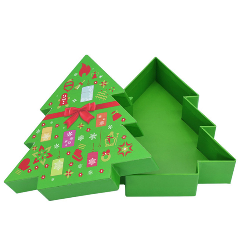 Ornament Storage Gift Packaging Christmas present Tree Shaped Box