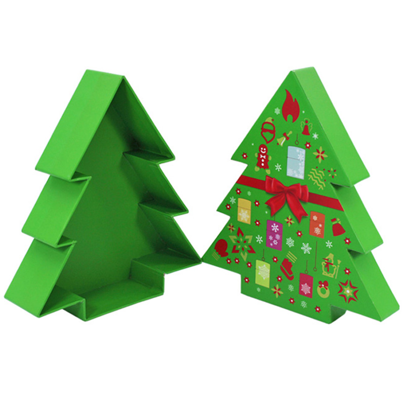 Ornament Storage Gift Packaging Christmas present Tree Shaped Box
