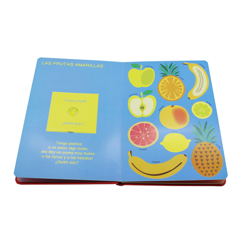 Cardboard Colour Printing Services Hardcover Story Children Book