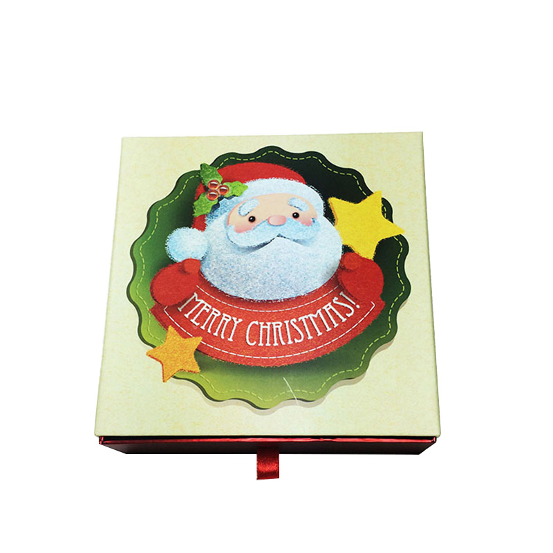 Accept Custom Cardboard Drawer Socks Christmas Gift Boxes