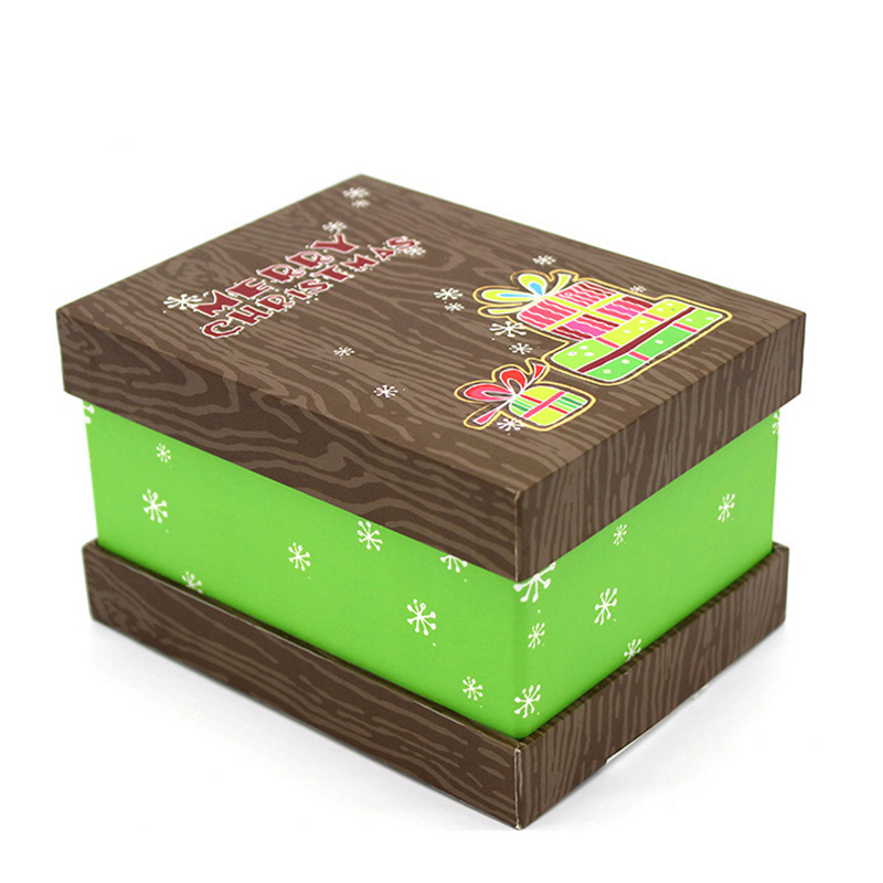 Wholesale With Lid Merry Decoration Candy Christmas Gift Box
