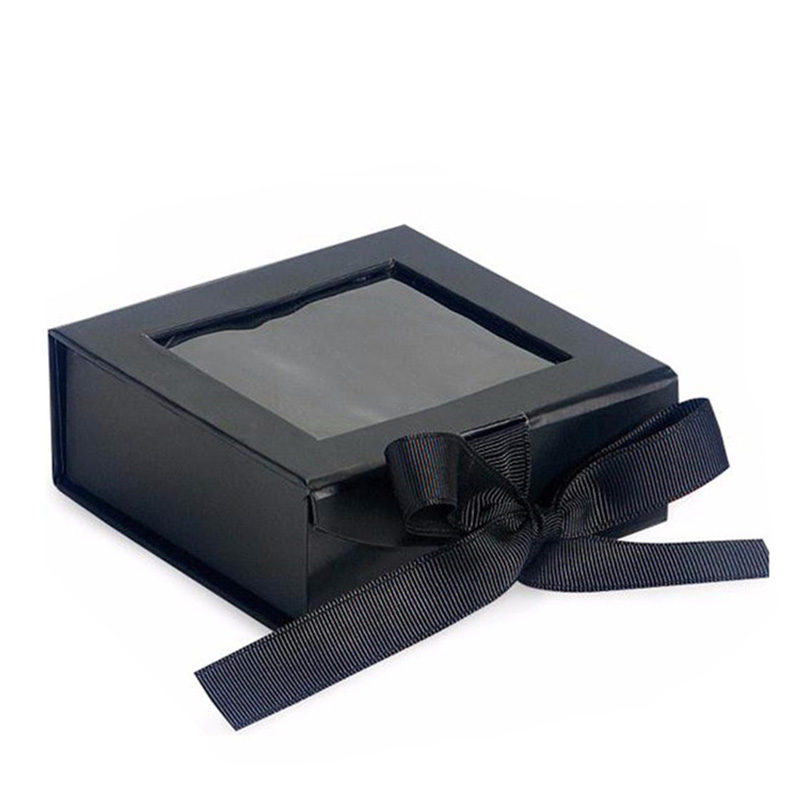 Custom Luxury With Ribbon Jewelry Gift Packaging Box