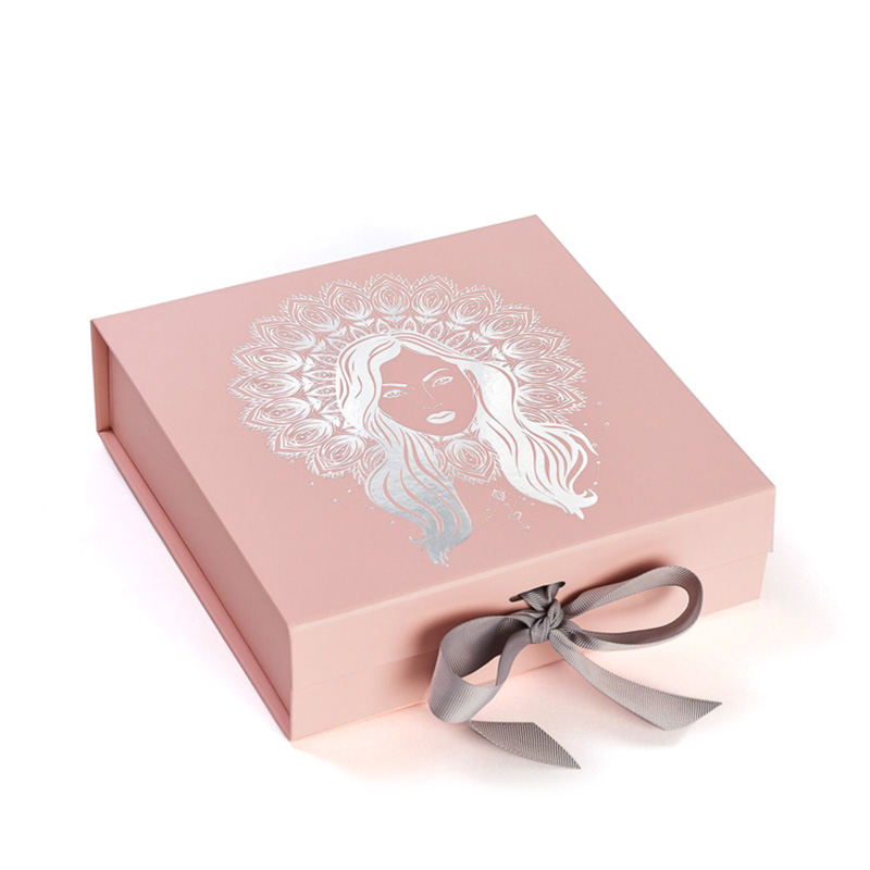 Personalized Cardboard Flodable Magnetic Jewelry Packaging Box