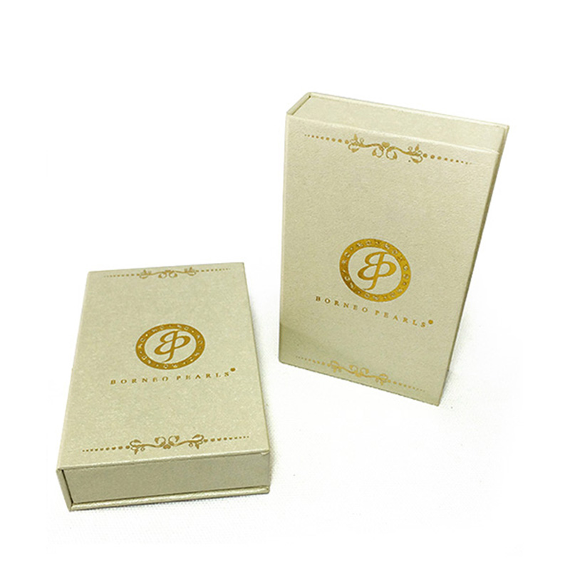 Luxury Fancy Paper Pearl Necklace Jewellery Packaging Box