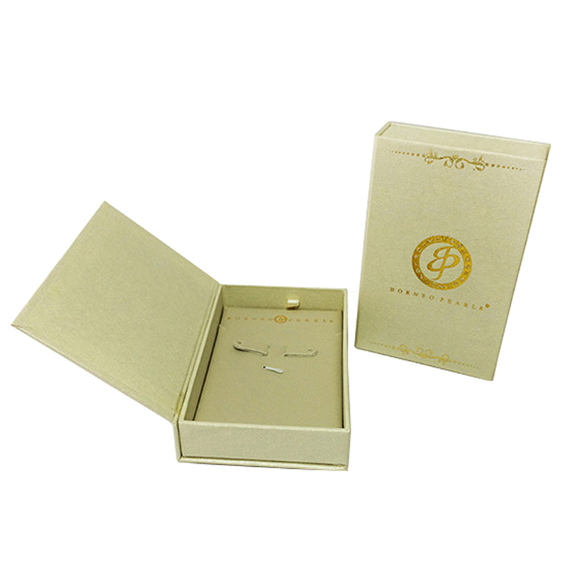 Luxury Fancy Paper Pearl Necklace Jewellery Packaging Box