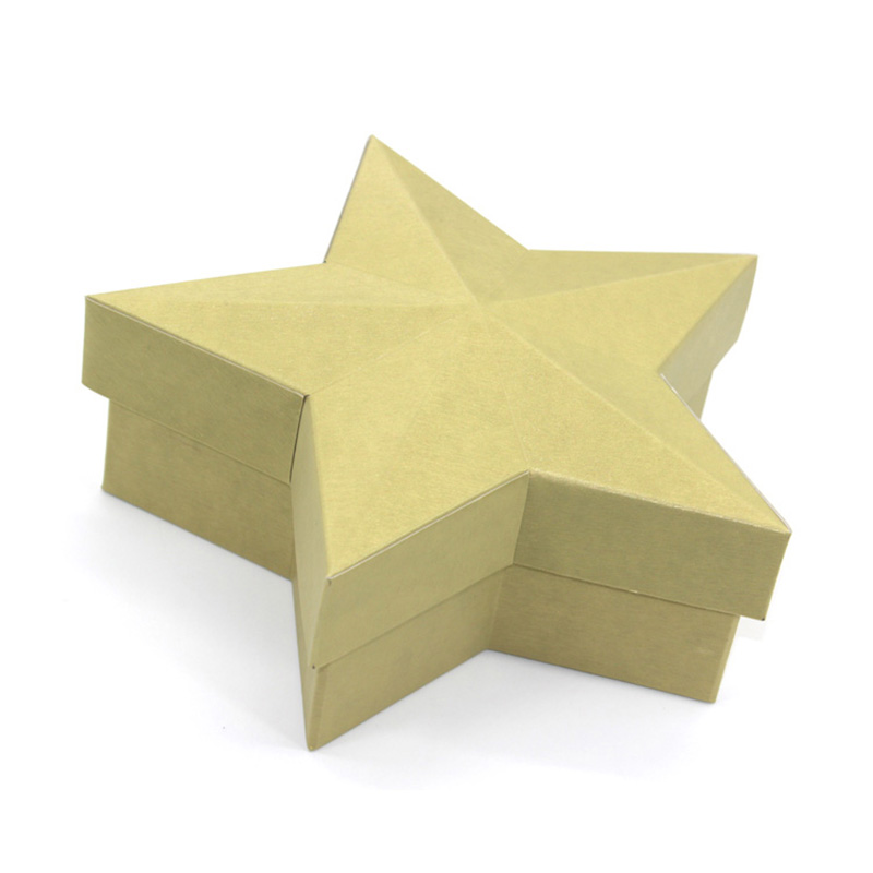 Custom Cardboard Paper Pentagonal Decoration Favors Kids Candy Box