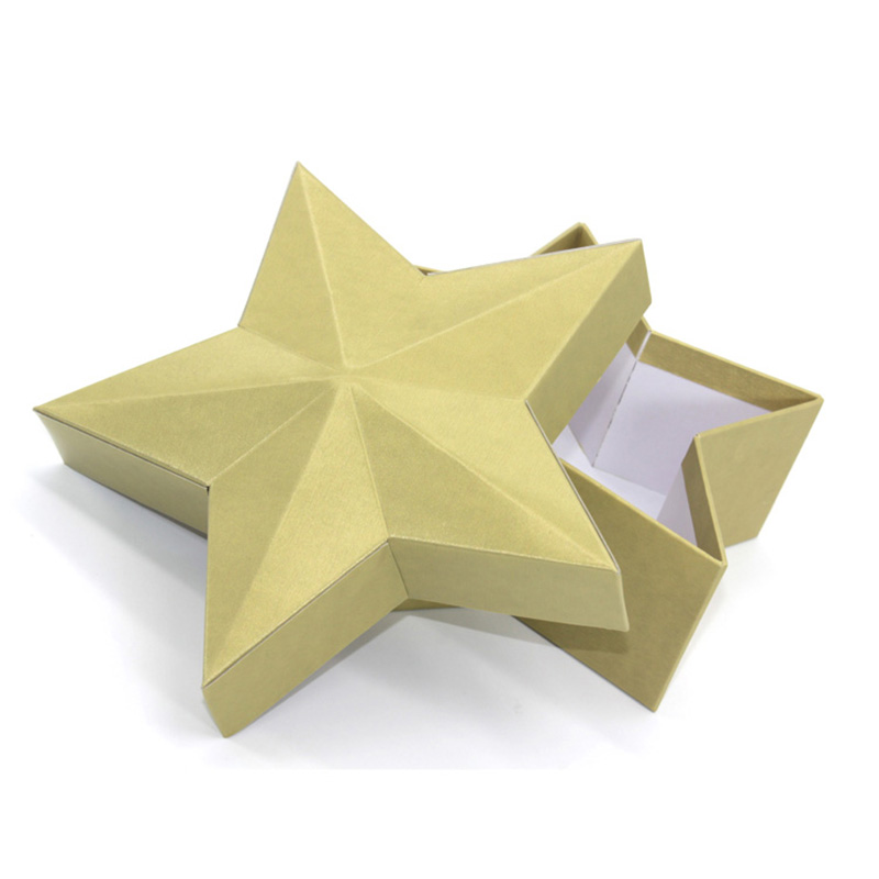 Custom Cardboard Paper Pentagonal Decoration Favors Kids Candy Box