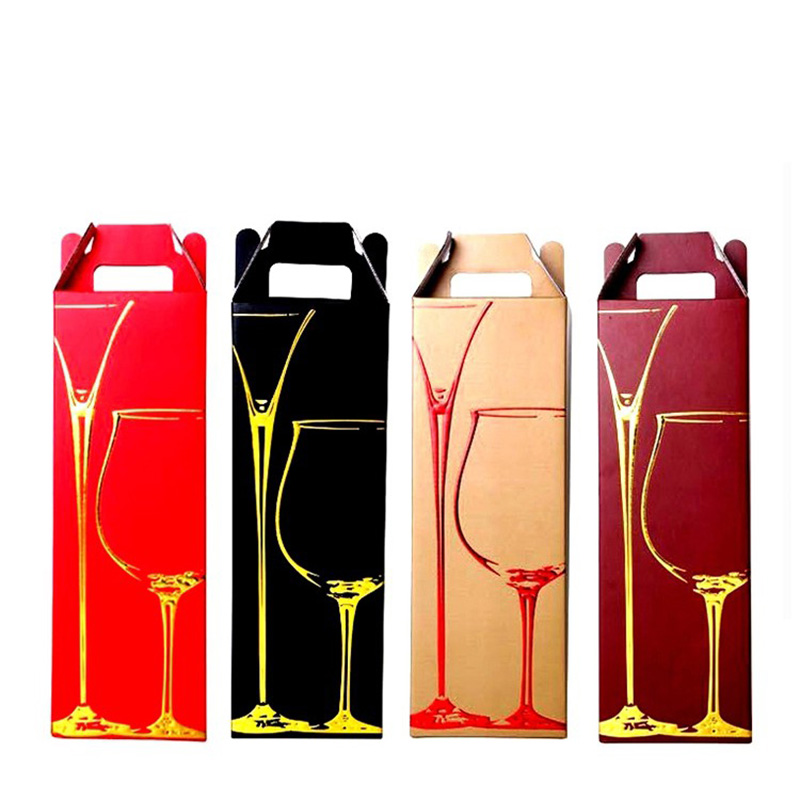 High Quality Protective Single Gift Wine Bottle Packaging Box