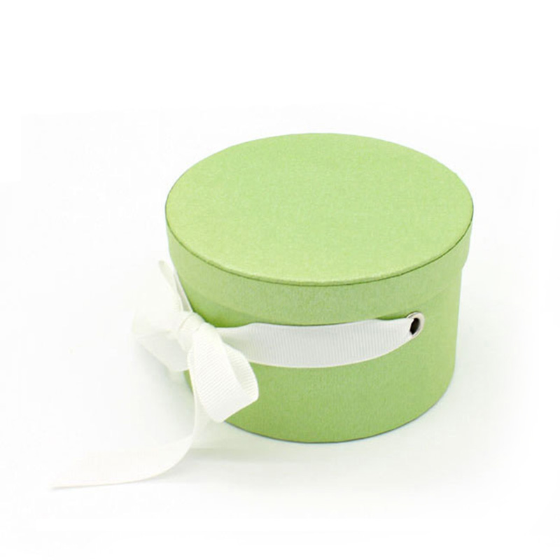 Wholesale New Design Handmade Paper Ribbon Cylinder Jewelry Box
