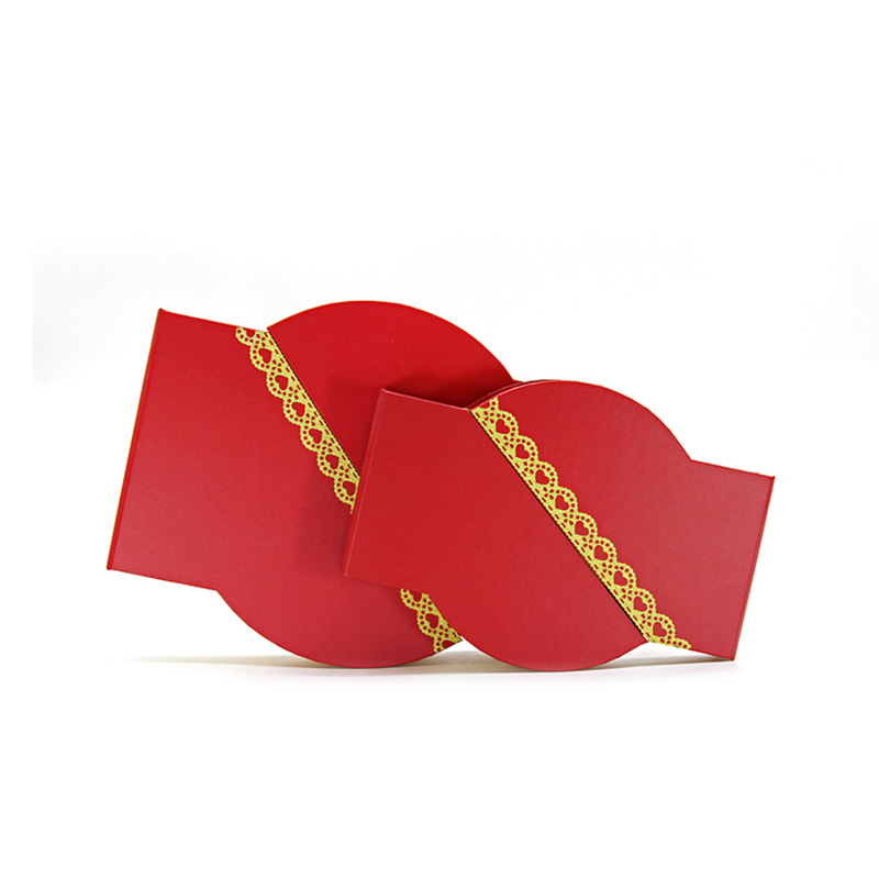 Different Types Magnetic Chinese New Year Red Gift Packaging Box