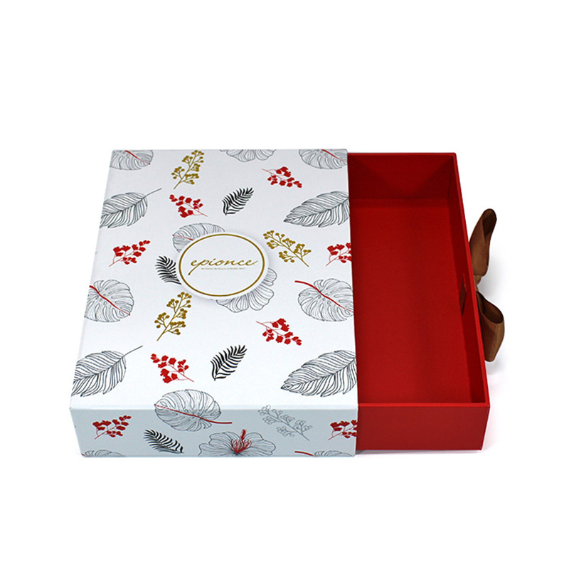 New Year Drawer Cardboard Storage Wallet Gift Packaging Box
