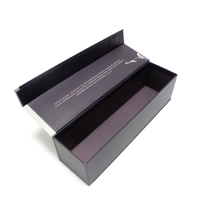 Wholesale Magnet Cardboard Empty Gift Wine Packaging Box