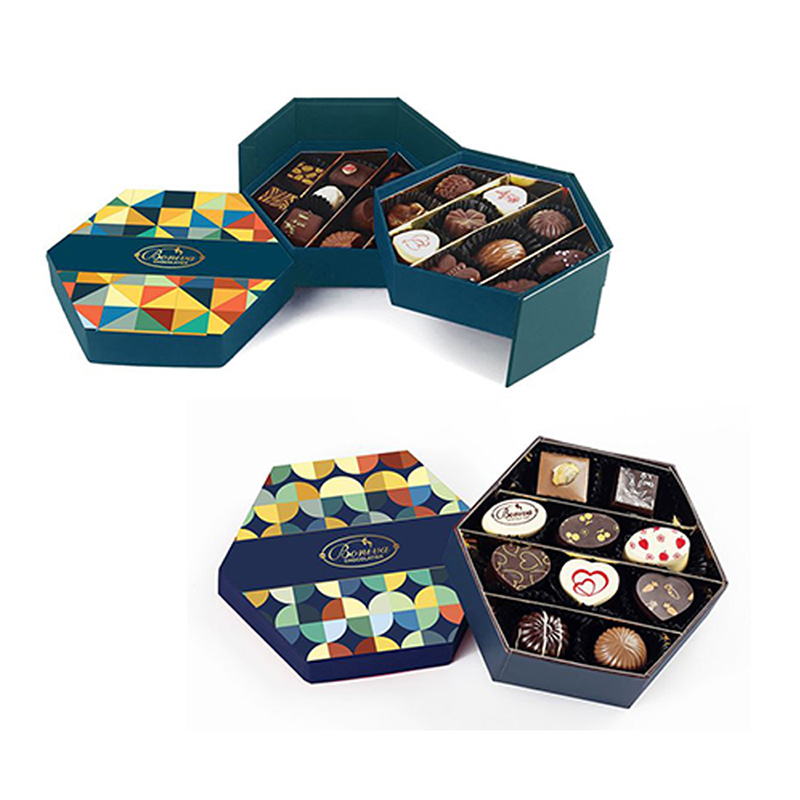 Custom Valentine's Day Cardboard Rigid Chocolate Cavity Boxes