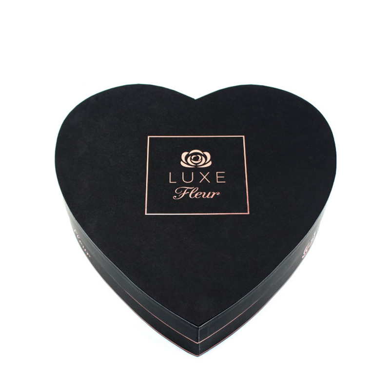 Custom Logo Valentine's Day Paper Heart Rose Flower Box