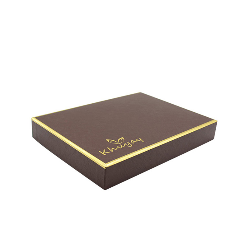 Brown Fancy Paper Compartment Chocolate Gift Packaging Box