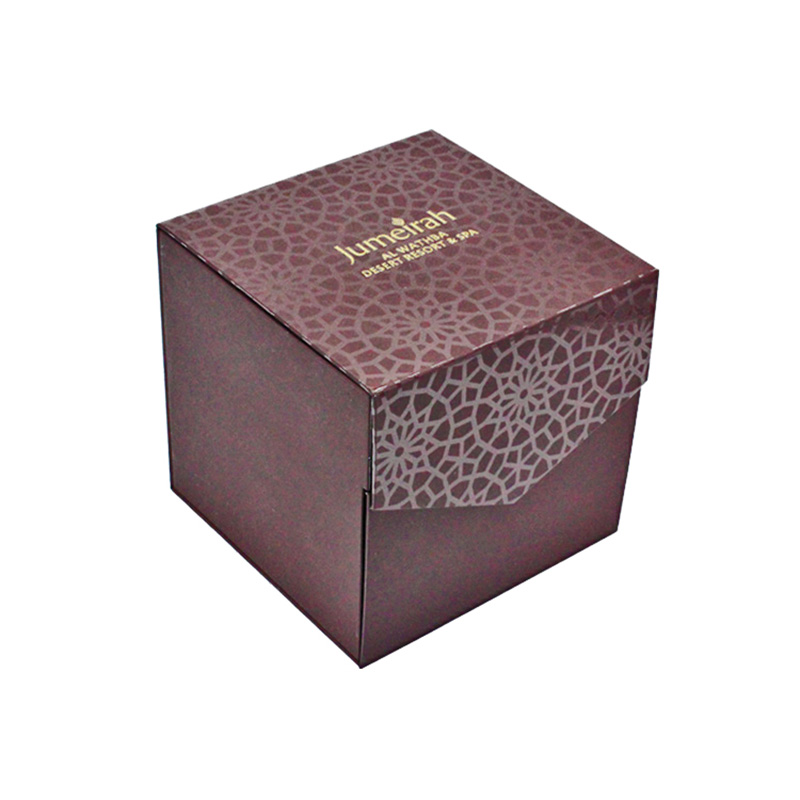 Custom Drawer Wedding Gold Stamping 2 Layer Padded Chocolate Box