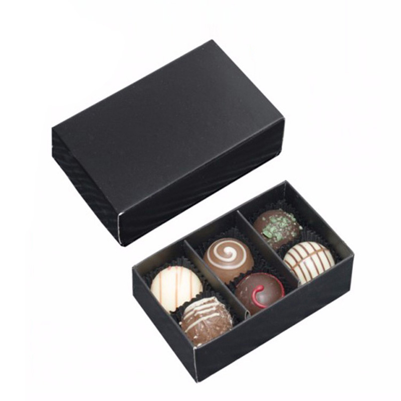 With Insert Mini Packaging Gift Chocolate Box With Die Cut