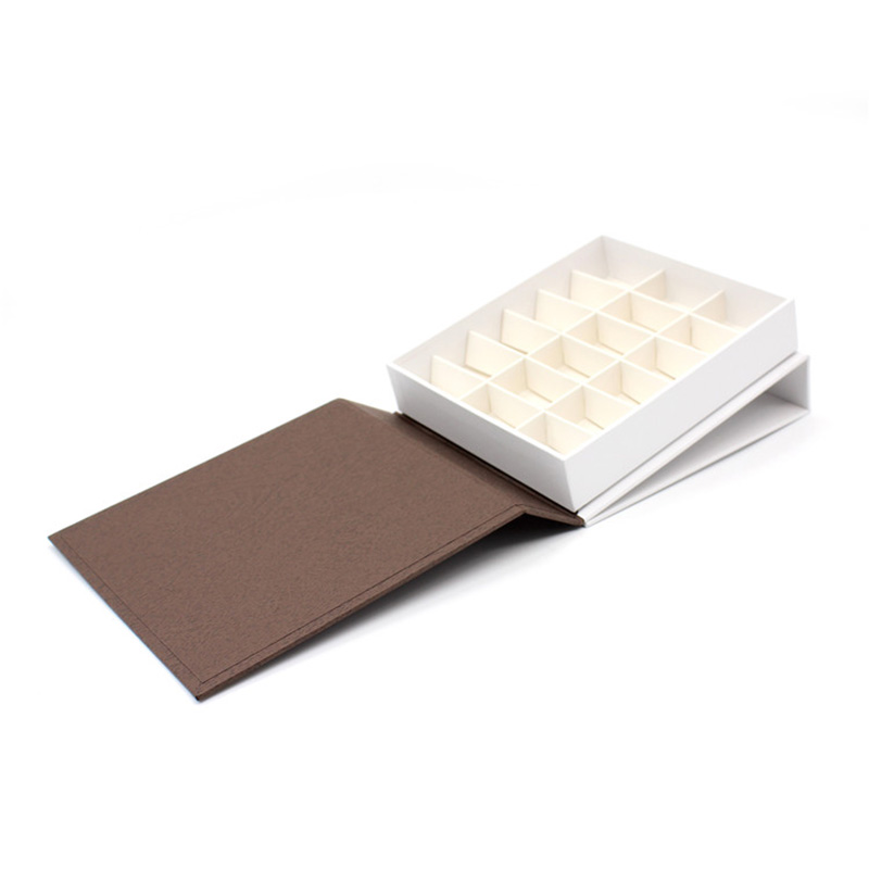 Custom Brown Magnet Chocolate Truffle Packaging Gift Box