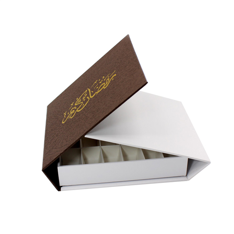 Custom Brown Magnet Chocolate Truffle Packaging Gift Box
