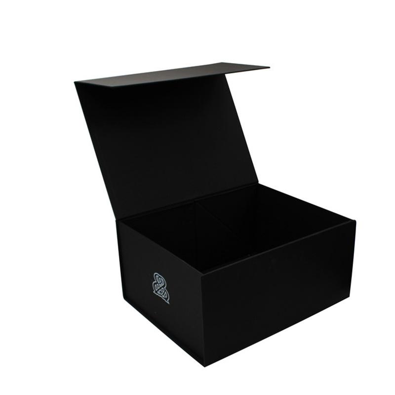 Wholesale Rigid Cardboard Folding Black Chocolate Candy Box