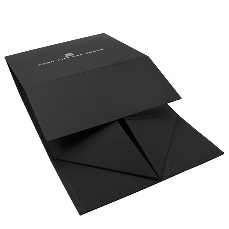 Wholesale Rigid Cardboard Folding Black Chocolate Candy Box