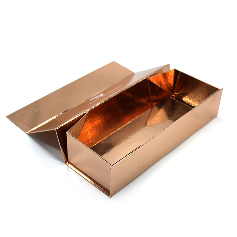 Custom Design Folding Gift Big Gold Reline Chocolate Packaging Box