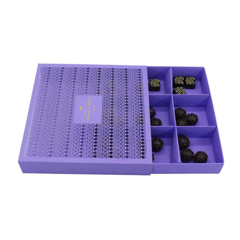 Dubai Square Drawer Gift With Dividers Chocolate Packing Box