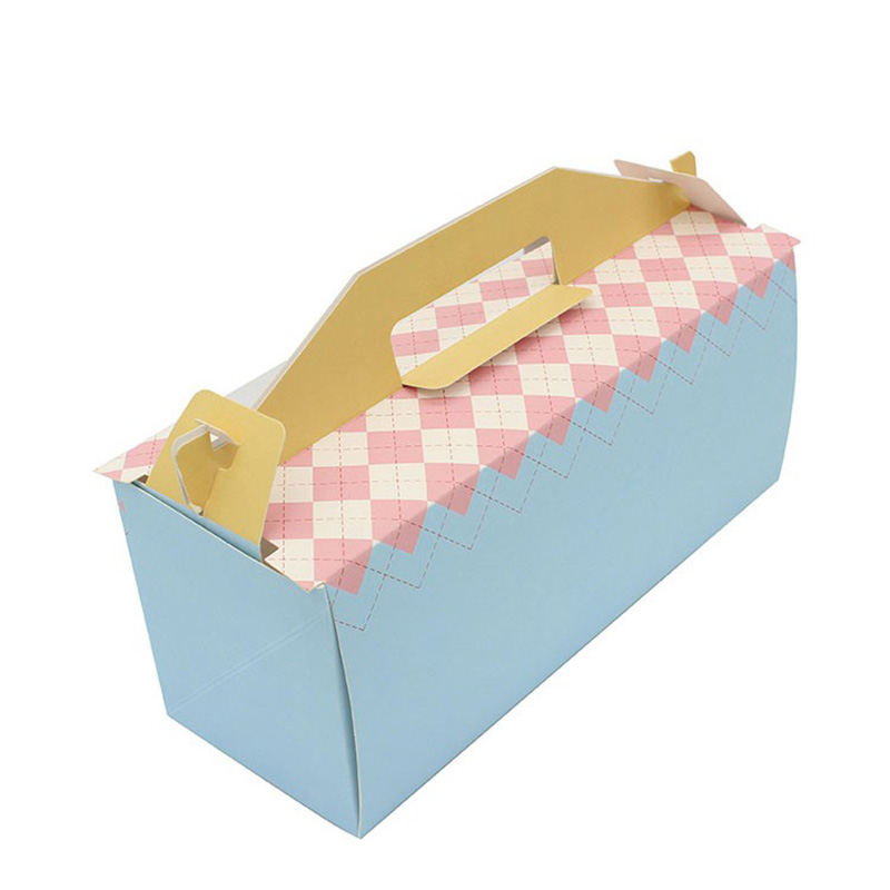 Custom Cardboard Takeaway Mini Single Cup Cake Foldable Box