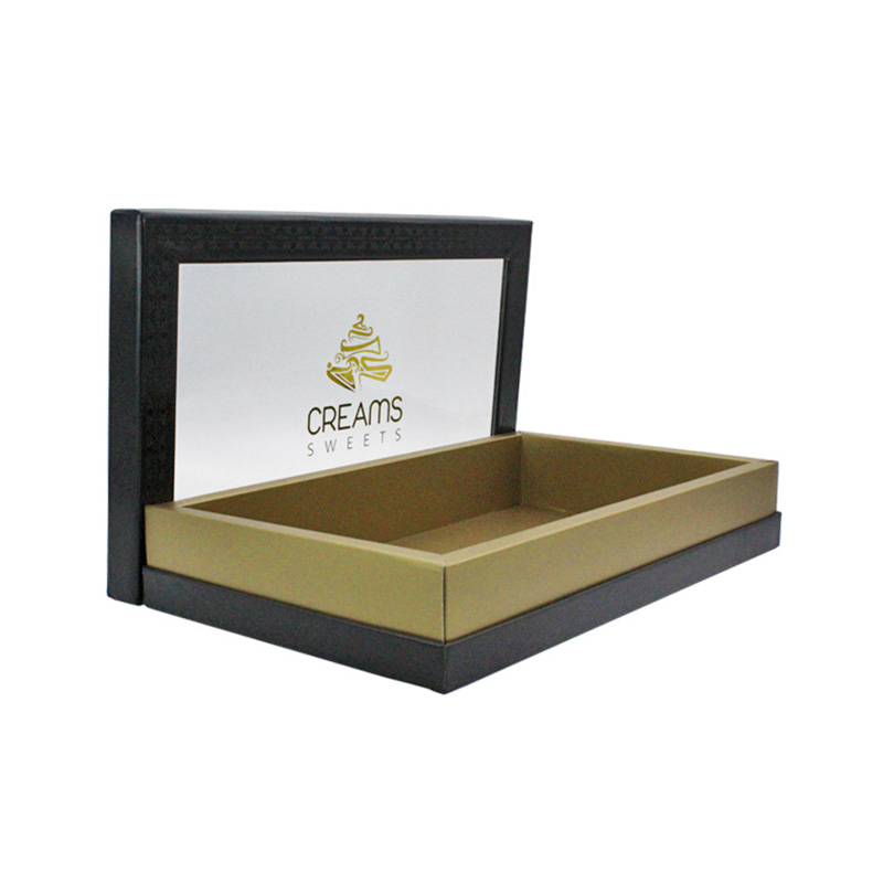 Wholesale Cardboard Black Box Packaging Design For Cake