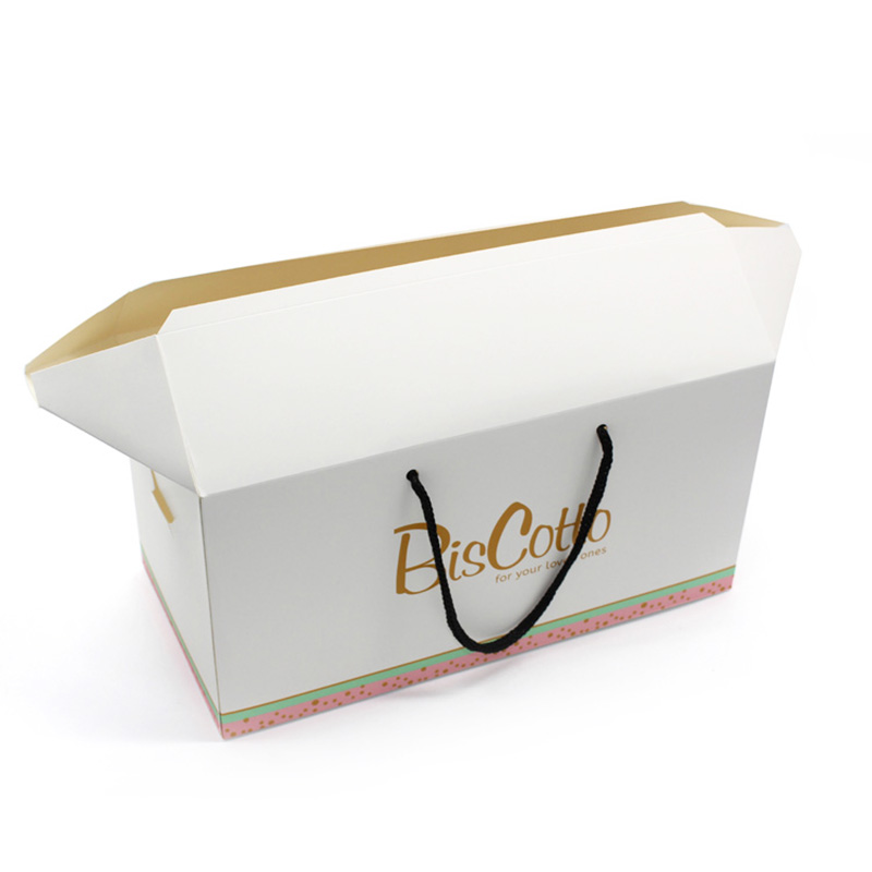 Wholesale Large With Portable Rope Gift Packaging Box For Cake