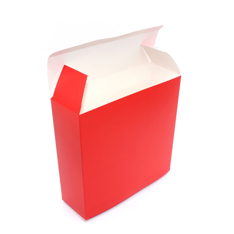 High Quality With Window Festival Red Paper Cookie Gift Box
