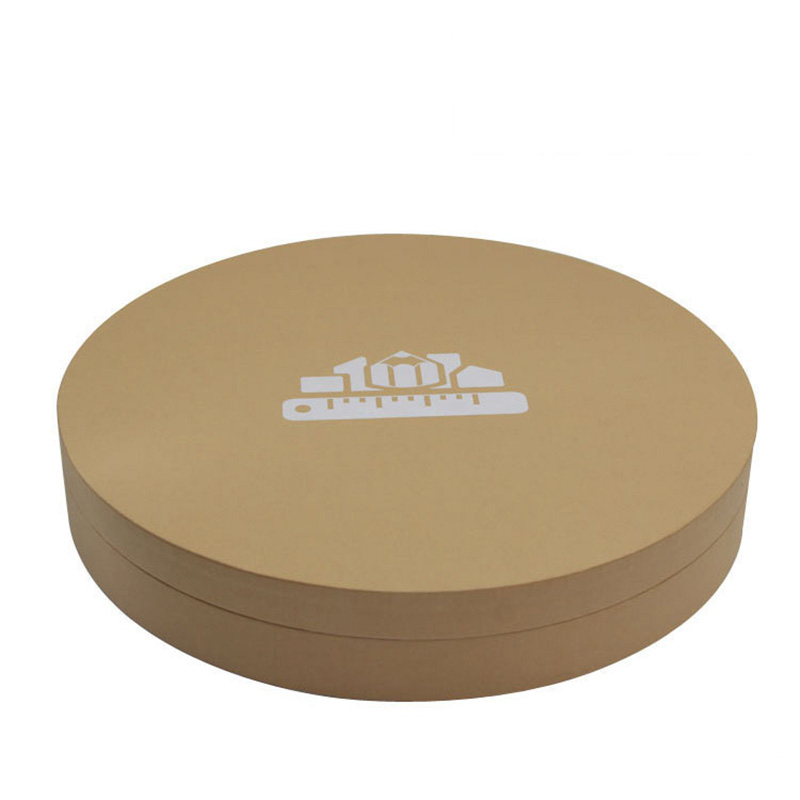 Customize Round Kraft Paper Storage Macaron Packing Boxes