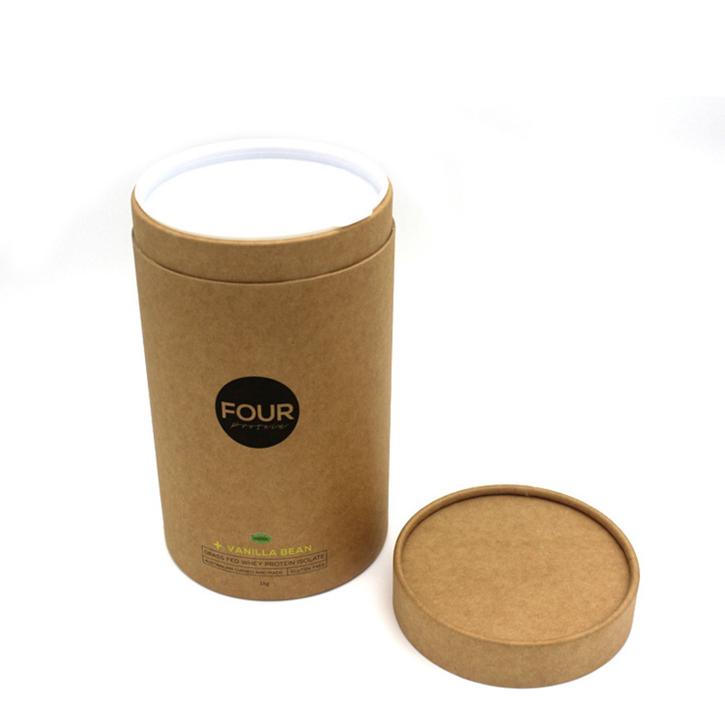 Personalized Cylinder Canister Empty Tea Box Packaging