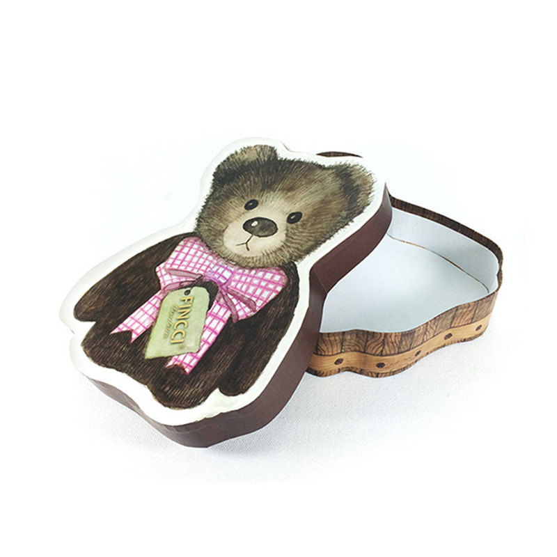 European Bear Shape Mint Storage Candy Box For Kids