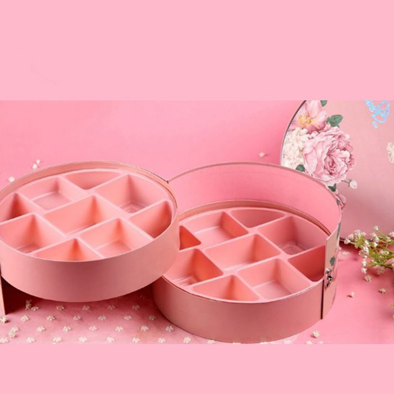 High Quality Paper Round Dividers Wedding Gift Candy Box