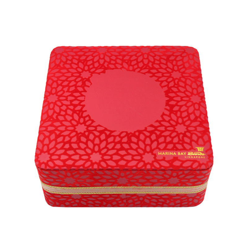 Luxury With Lid Big Paper Chinese Tea In Red Box In China