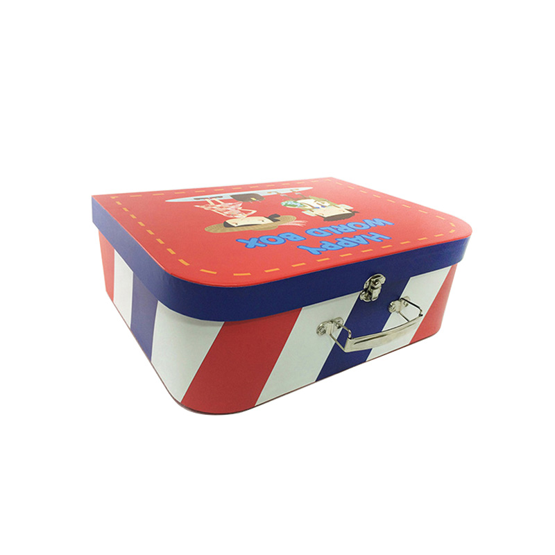 Custom Suitcase Paper Treasure Kids Candy Packaging Box