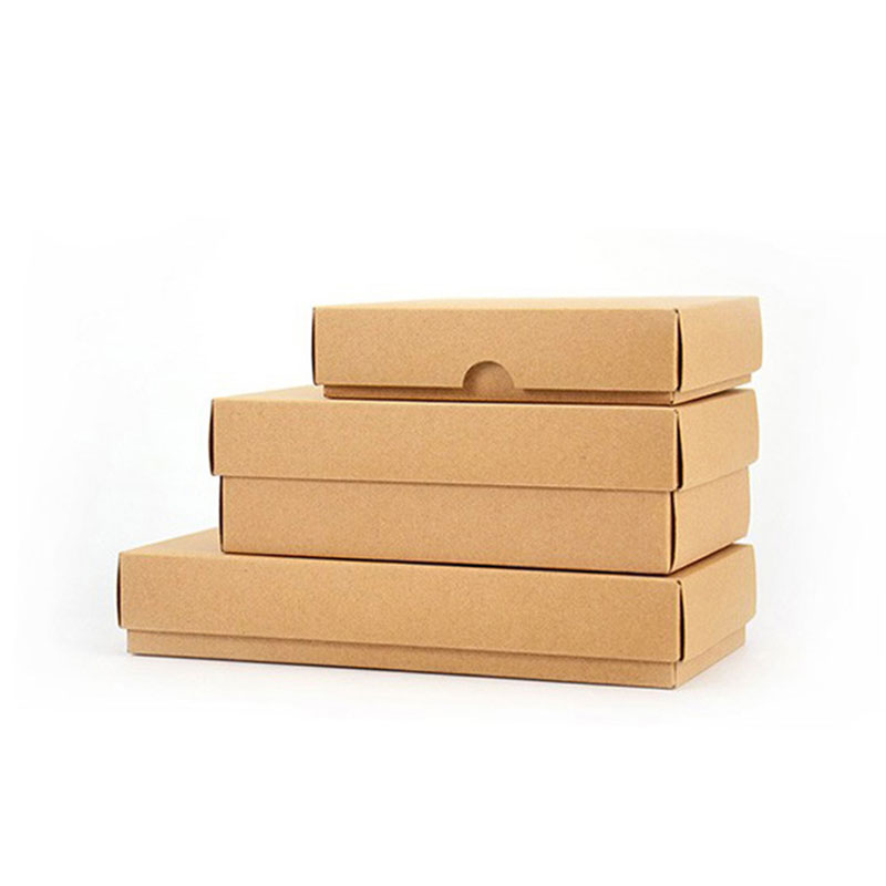 Eco Friendly Kraft Paper Takeaway Food Grade Packaging Box